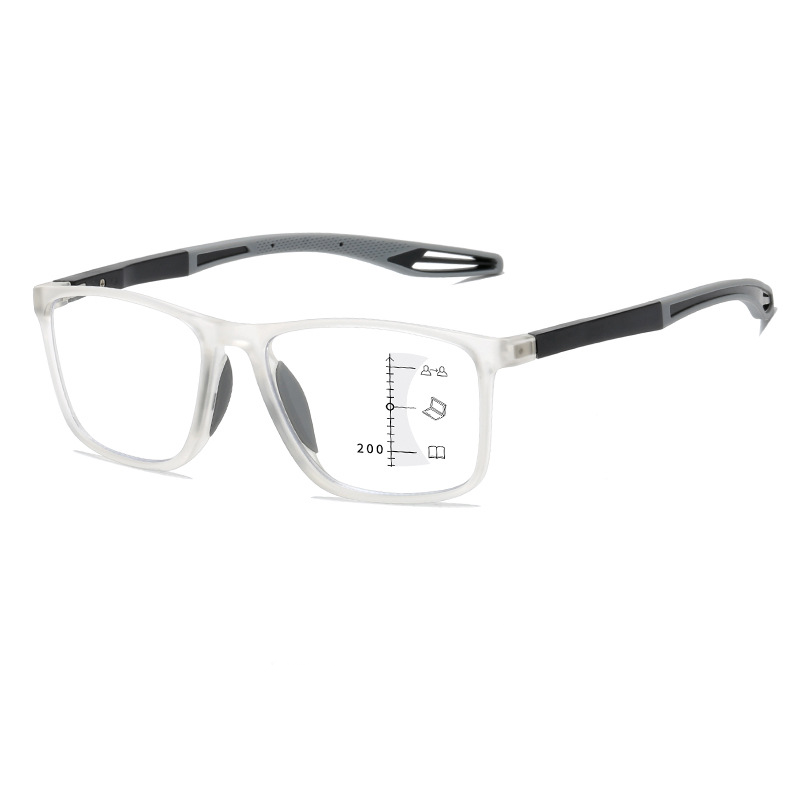SPORTS TR SQUARE FRAME ULTRA-LIGHT ANTI-BLUE LIGHT READING GLASSES