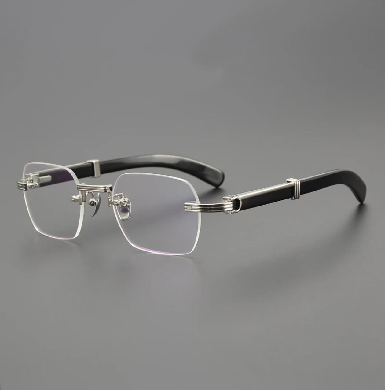 RETRO HOCHWERTIGE RANDLOSE BLAULICHTFILTER-LESEBRILLE