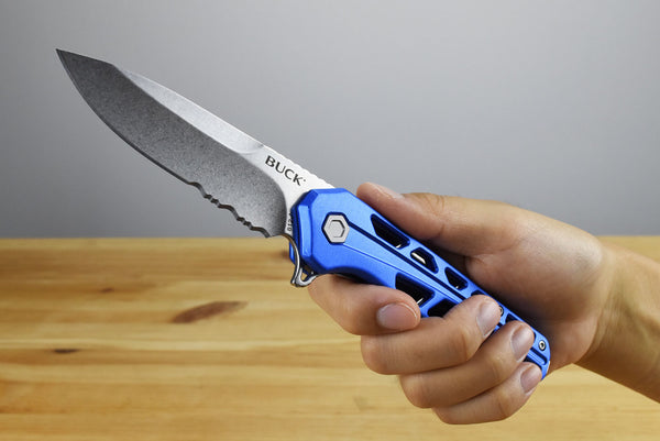 Buck 812 Trace Folder (Blue)
