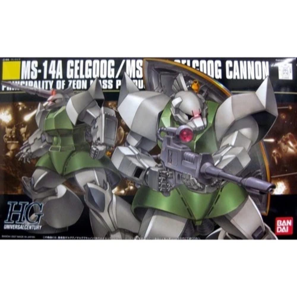 GUNDAM High Grade MS-14A Gelgoog / MS-14C Gelgog Cannon Bandai Gunpla