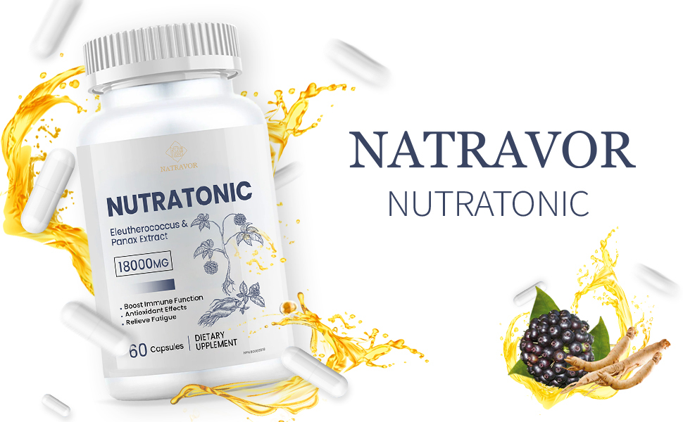 Nutratonic，18000mg，60 Capsules