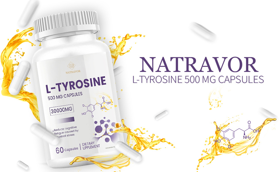 L-Tyrosine 500 mg capsules