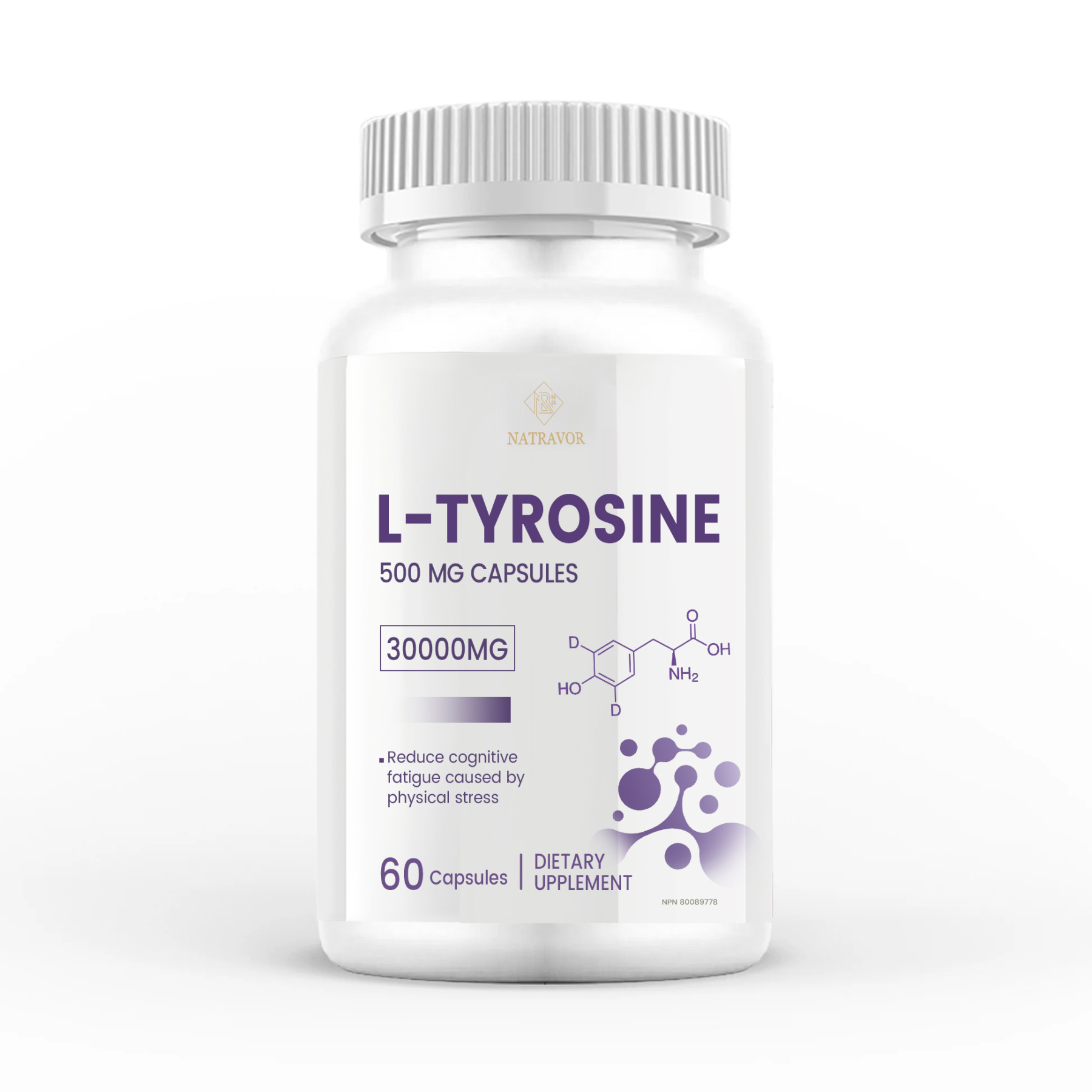L-Tyrosine 500 mg capsules