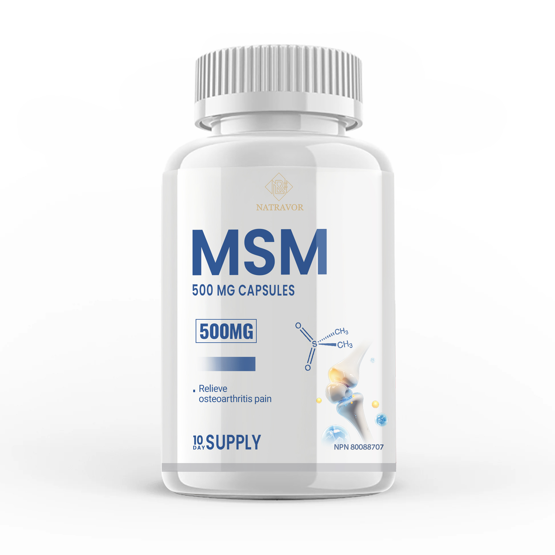 MSM 500 mg capsules