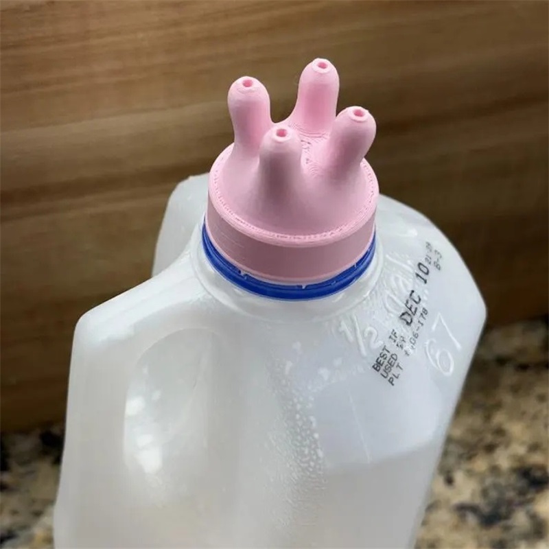 🐄Cow Udder Milk Carton Cap