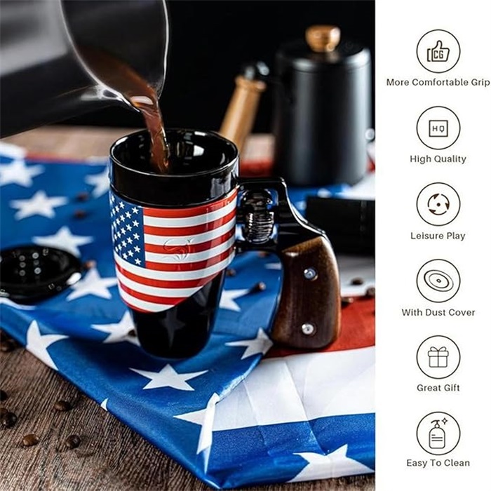 🔥Last Day Sale-Revolver Coffee Mug☕