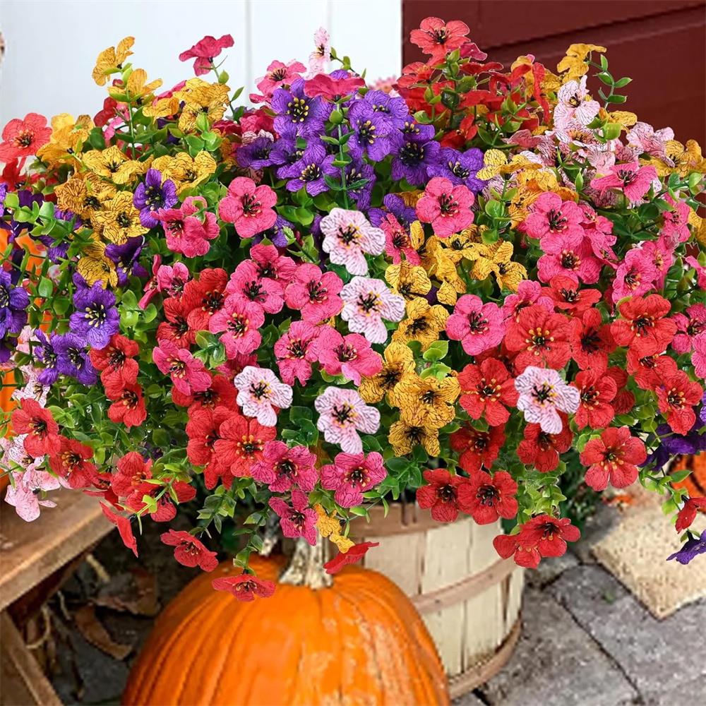 🎁 80% OFF⚡Lifelike Morning Glory Artificial Flowers for Outdoor Decor 🌸