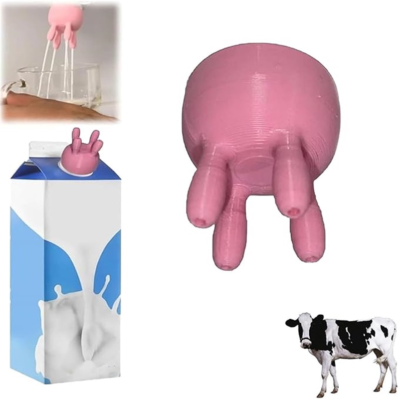 🐄Cow Udder Milk Carton Cap