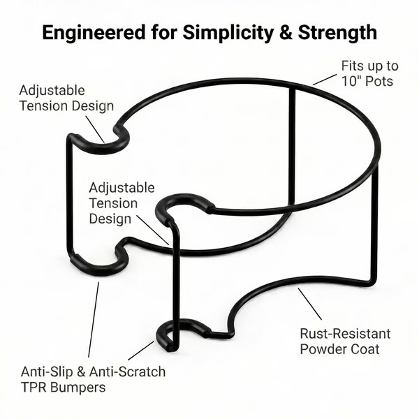 GripVerde™ Railing Plant Hanger