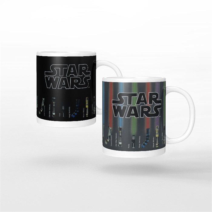 Pixel Heart Color Changing Ceramic Mug
