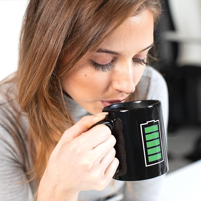 Pixel Heart Color Changing Ceramic Mug