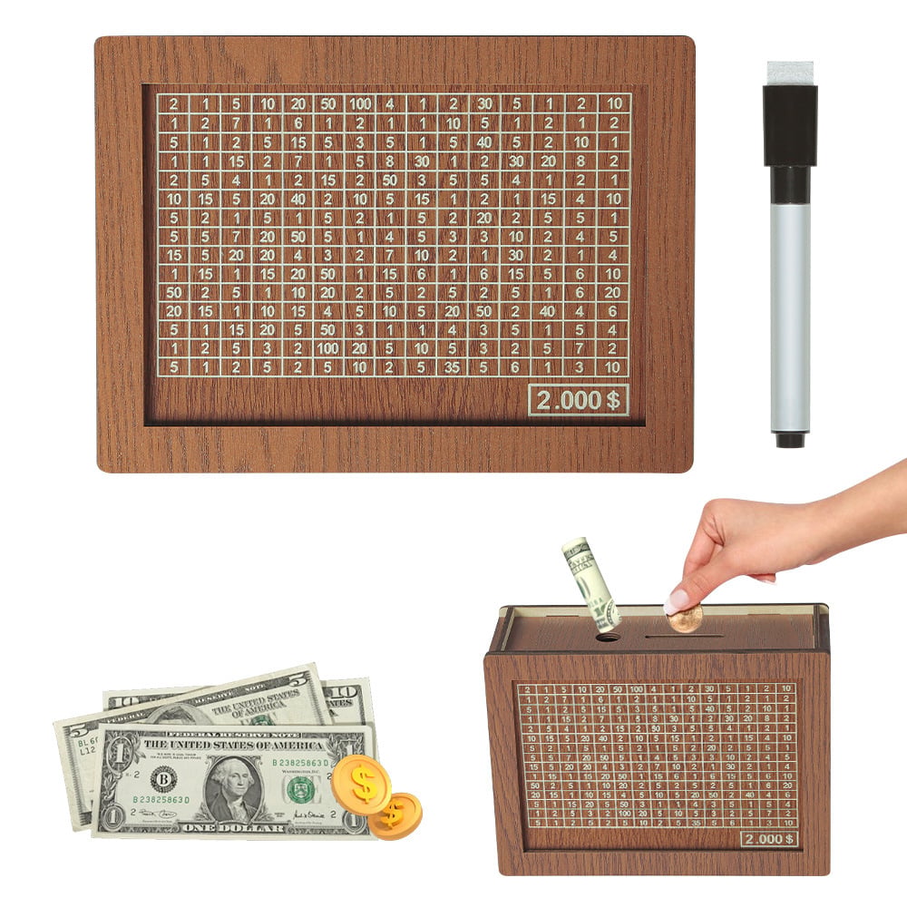🎁Last Day Sale 69% OFF🎁Cash Vault Wooden Savings Box