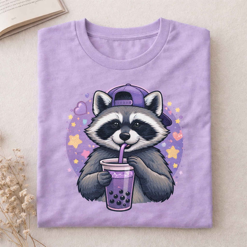 Raccoon Baseball Mom T-shirt