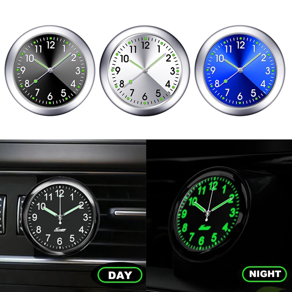 🔥Vintage gift-Luminous decoration mini clock for car/motorcycle/Sewing machine