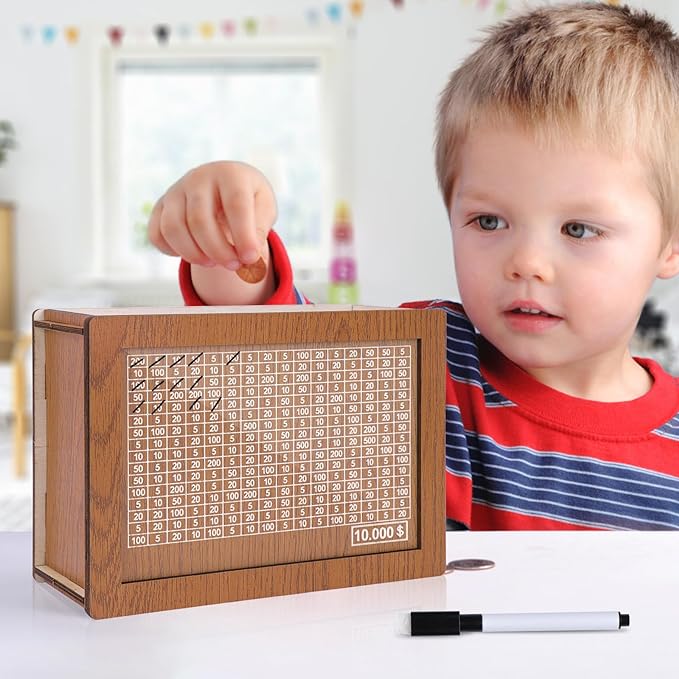 🎁Last Day Sale 69% OFF🎁Cash Vault Wooden Savings Box