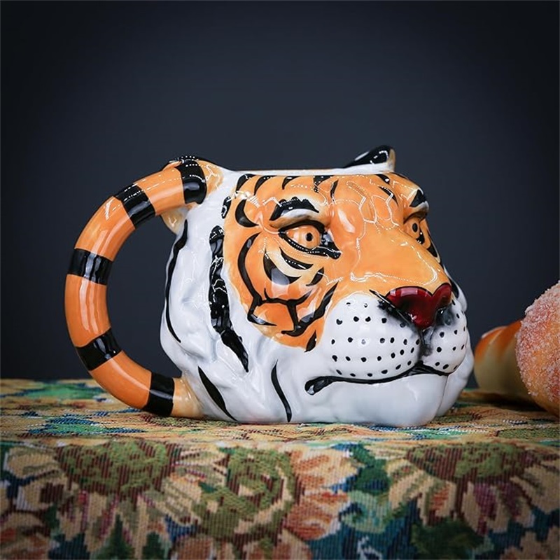 🔥Last Day Sale - Creative 3D Tiger Head Mug🐯