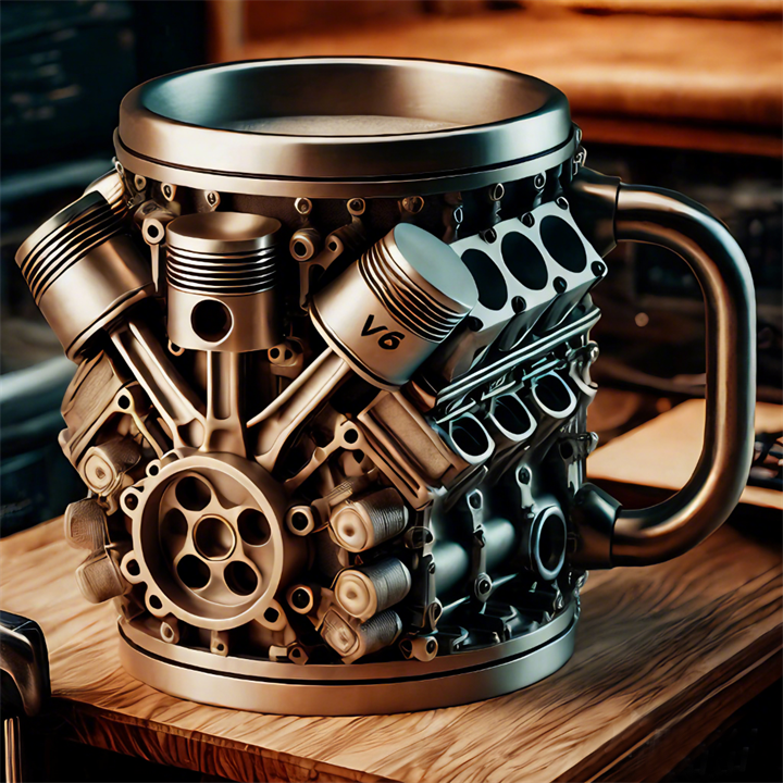V Engines Stainless Steel Cup