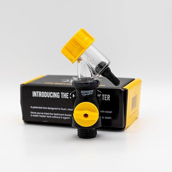 Water Heater Cleaning and Flushing Enhancer – Patented Sediment & Pressure Booster