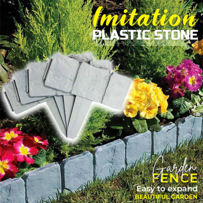 🔥Last Day Sale-60% Off - Stone-Look Garden Edging Border – DIY Flower Bed & Lawn Edge Fence