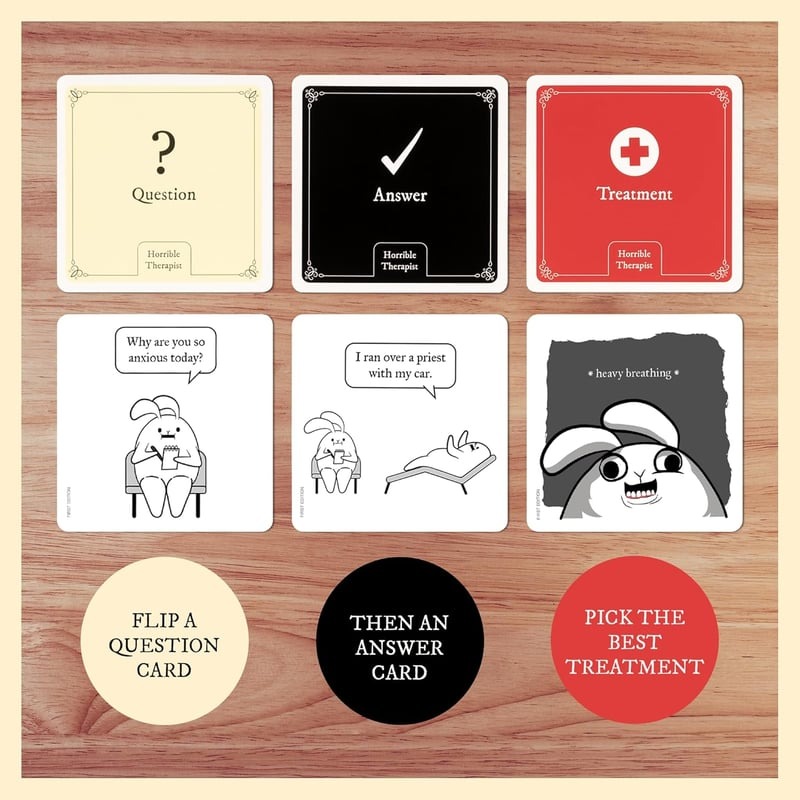 🔥Hot Sale 60% OFF🎄Exploding Kittens Horrible Therapist