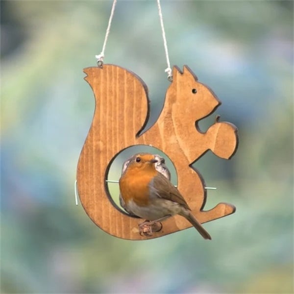 🐦Fruit bird feeder Ideal for garden💚(Handmade Eco-friendly backyard decor)