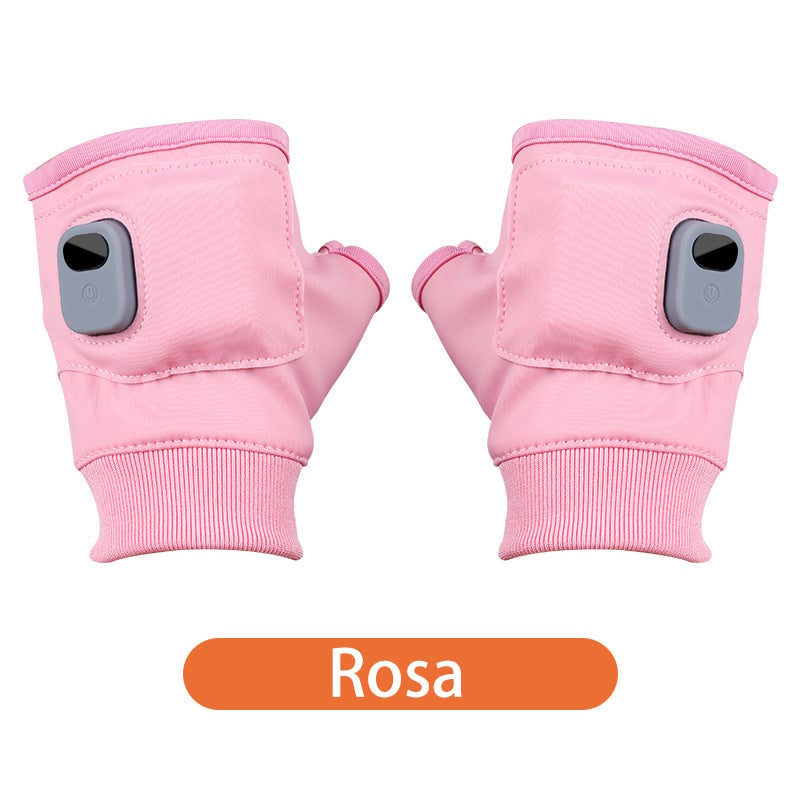 🔥Last Day Sale-✨Smart Thermostatic Heated Fingerless Gloves