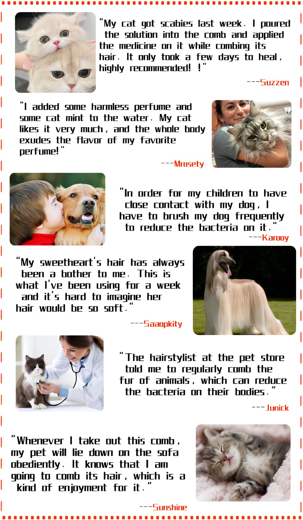 ✨Last Day 60% OFF💥Pet Spray Hair Removal Comb🐶