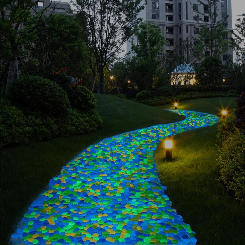 💥LAST DAY SALE 60%OFF💥🌈Colorful Glow-in-the-Dark Garden Stones