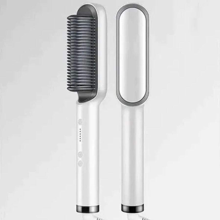 🎄Last Day Sale-2-in-1 Hair Straightener Brush