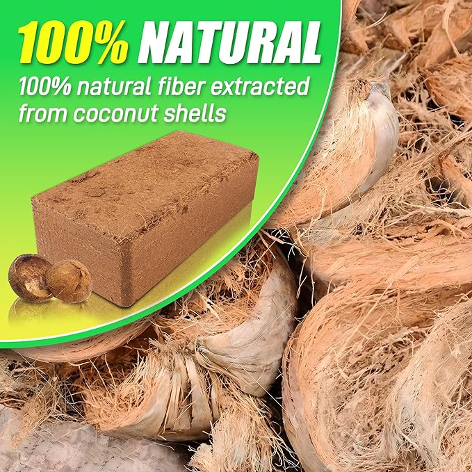 🔥 LAST DAY 60% OFF  - 🔥Premium Organic Coconut Coir Bricks for Plants(Collected from Pacific island countries)