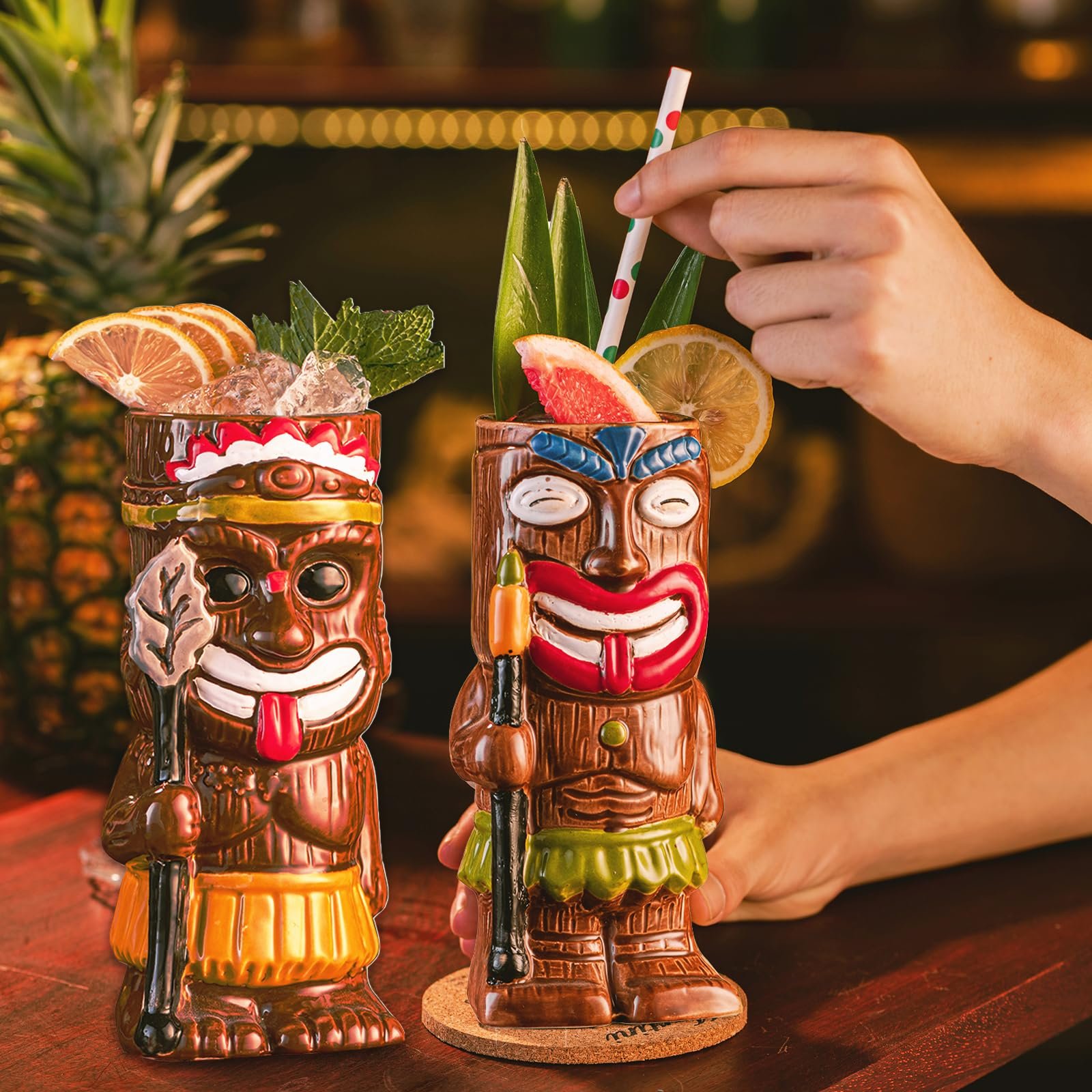 🔥Last Day 60%OFF-🗿Hawaiian Tiki Ceramic Mug