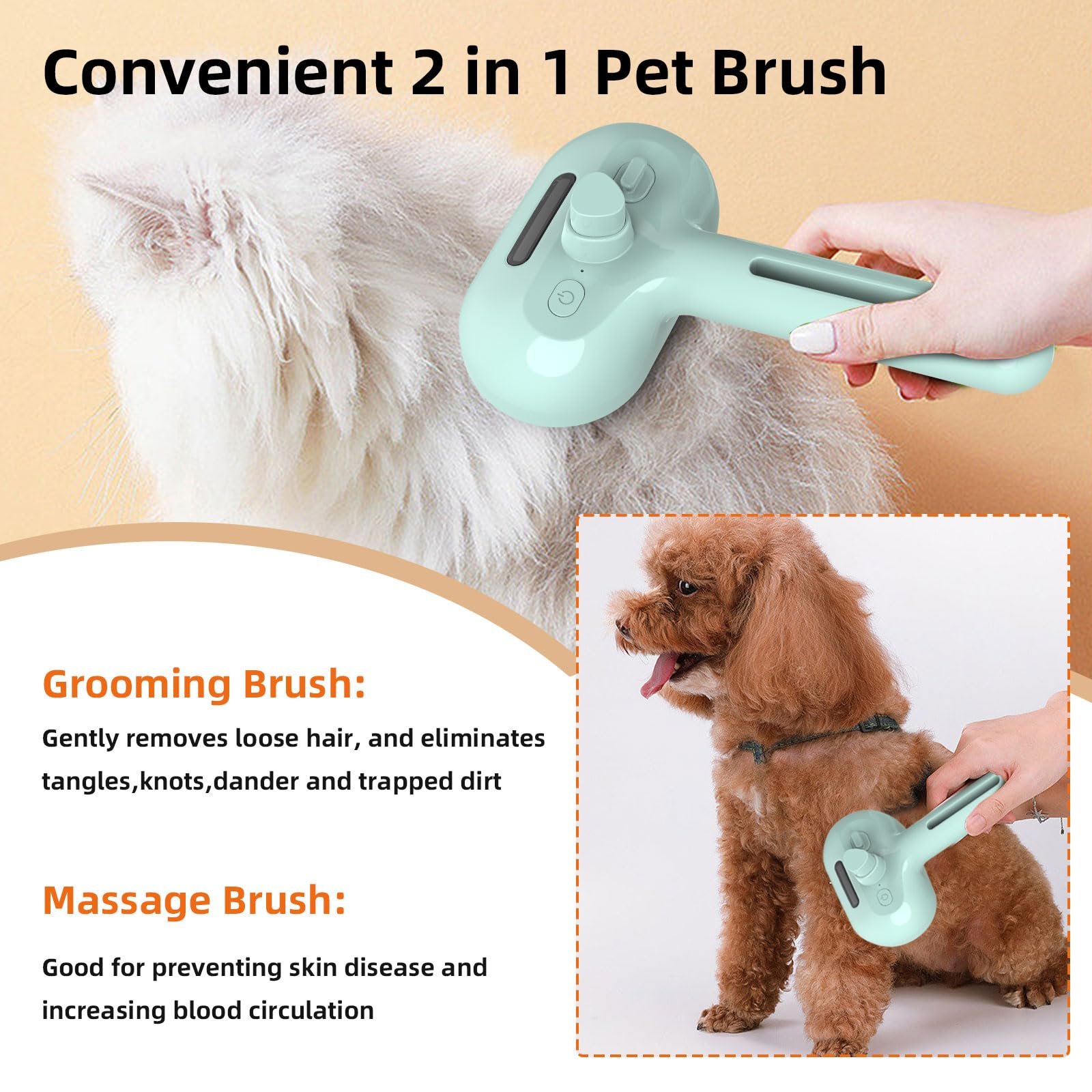 ✨Last Day 60% OFF💥Pet Spray Hair Removal Comb🐶
