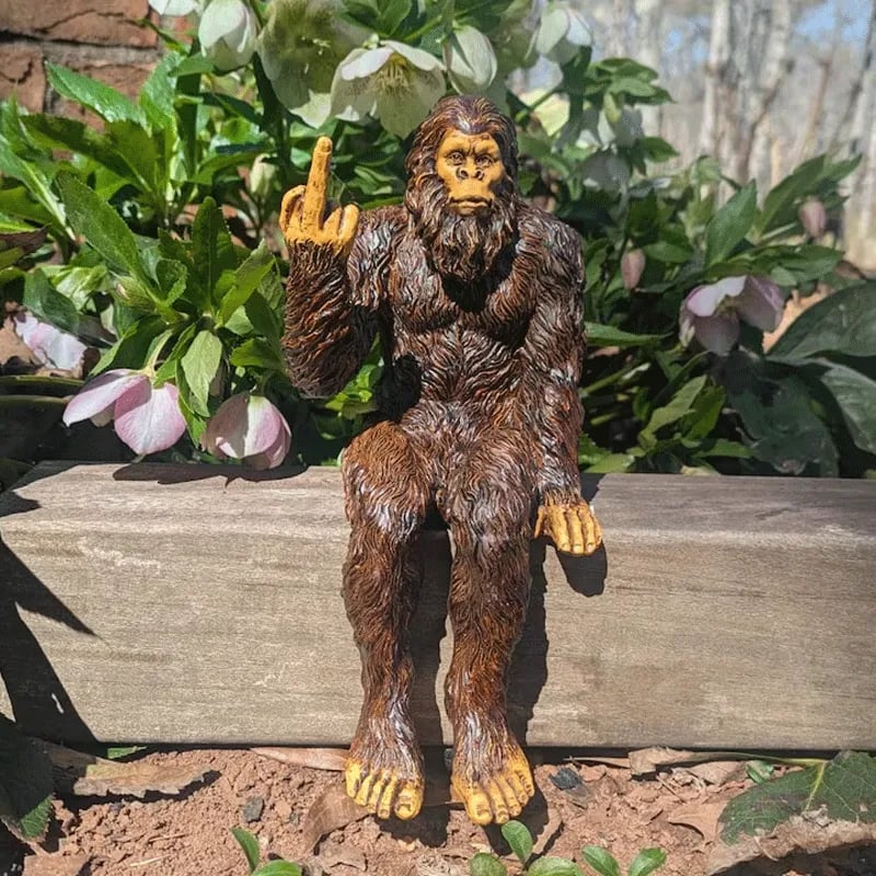 🔥LAST DAY 60% OFF✨Bigfoot Peace Sign Sasquatch Yeti Statue