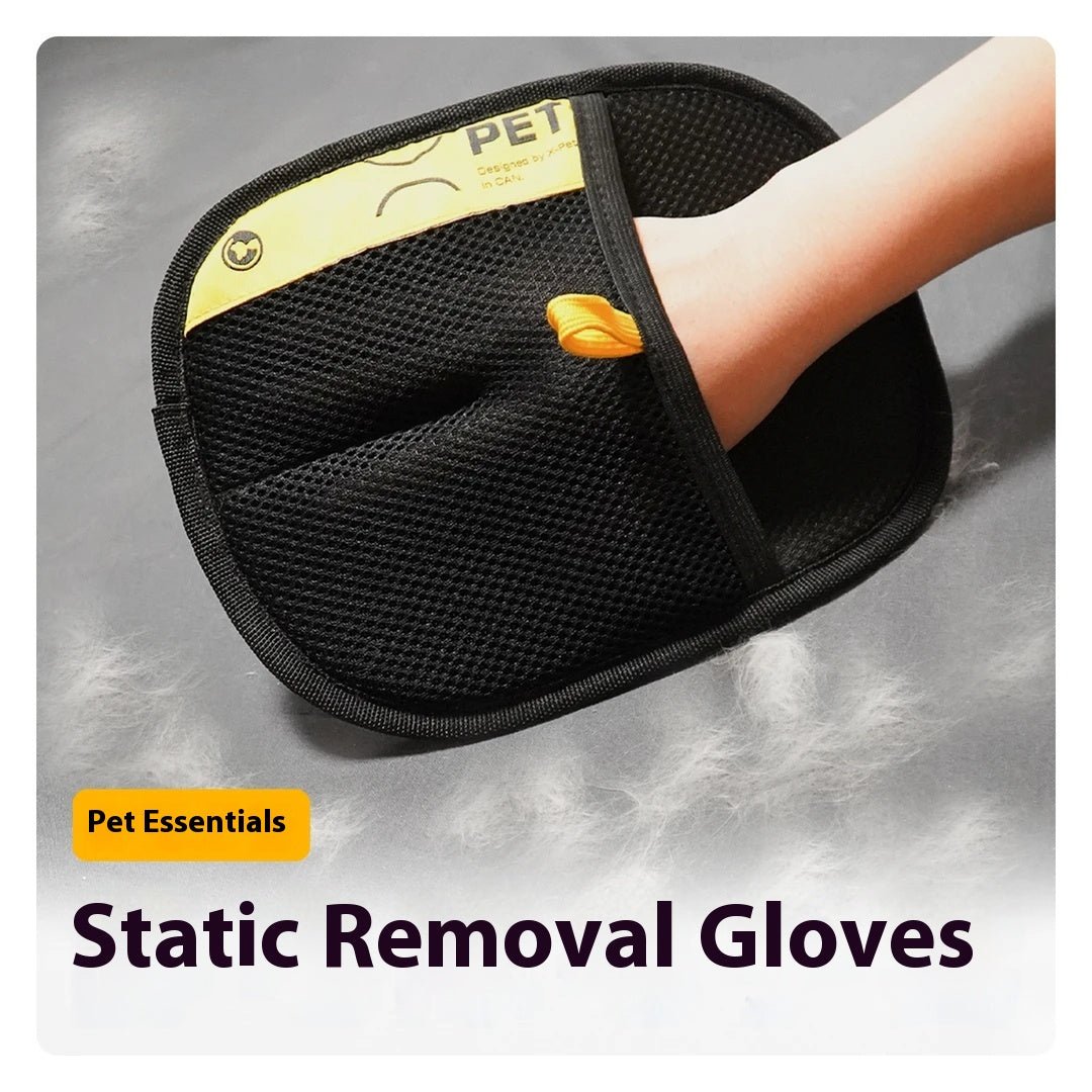 🔥Last Day Sale 60%OFF-Double-Sided Pet Grooming Gloves🐶