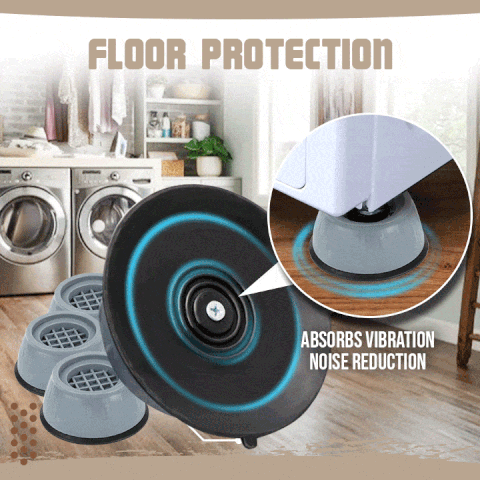 🔥HOT SALE 60% OFF🔥Non-Vibration Washing Machine Feet-4PS