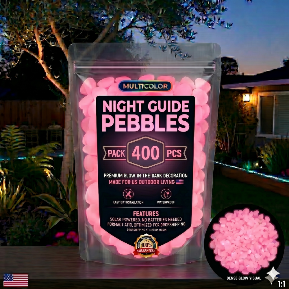💥LAST DAY SALE 60%OFF💥🌈Colorful Glow-in-the-Dark Garden Stones