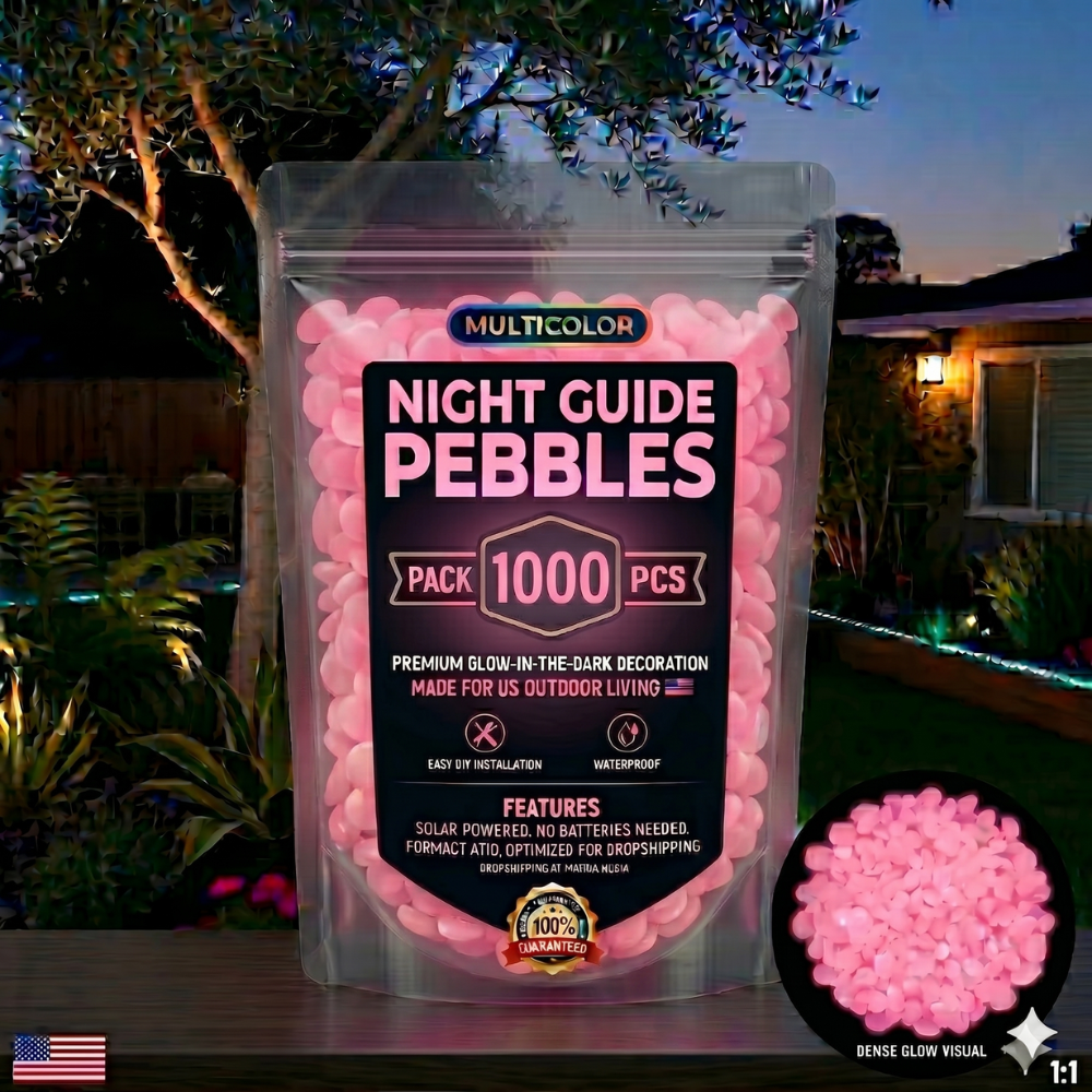 💥LAST DAY SALE 60%OFF💥🌈Colorful Glow-in-the-Dark Garden Stones