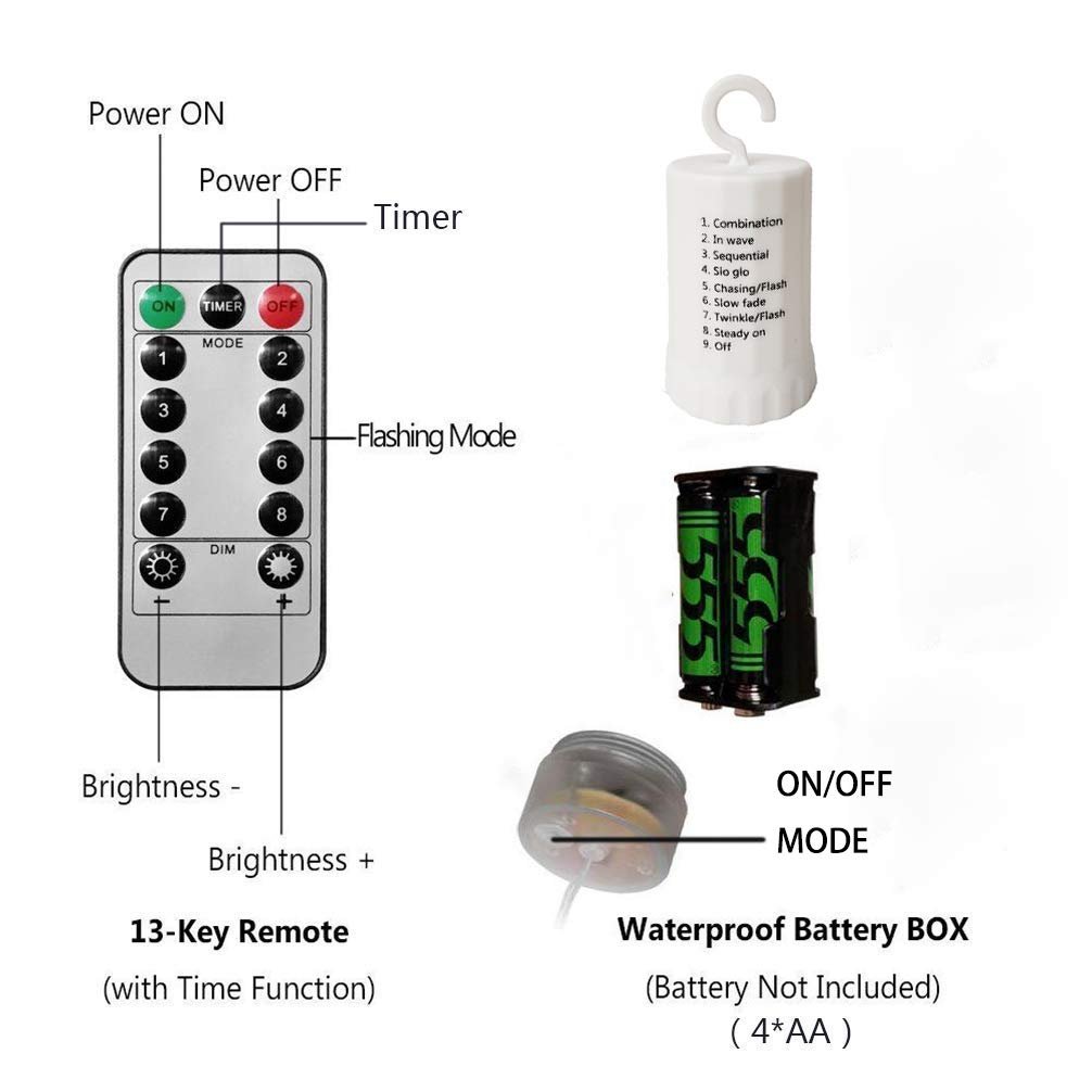 🎄Christmas Hot Sale 49%OFF-✨Hanging Starburst Fairy Lights for Christmas 🎅