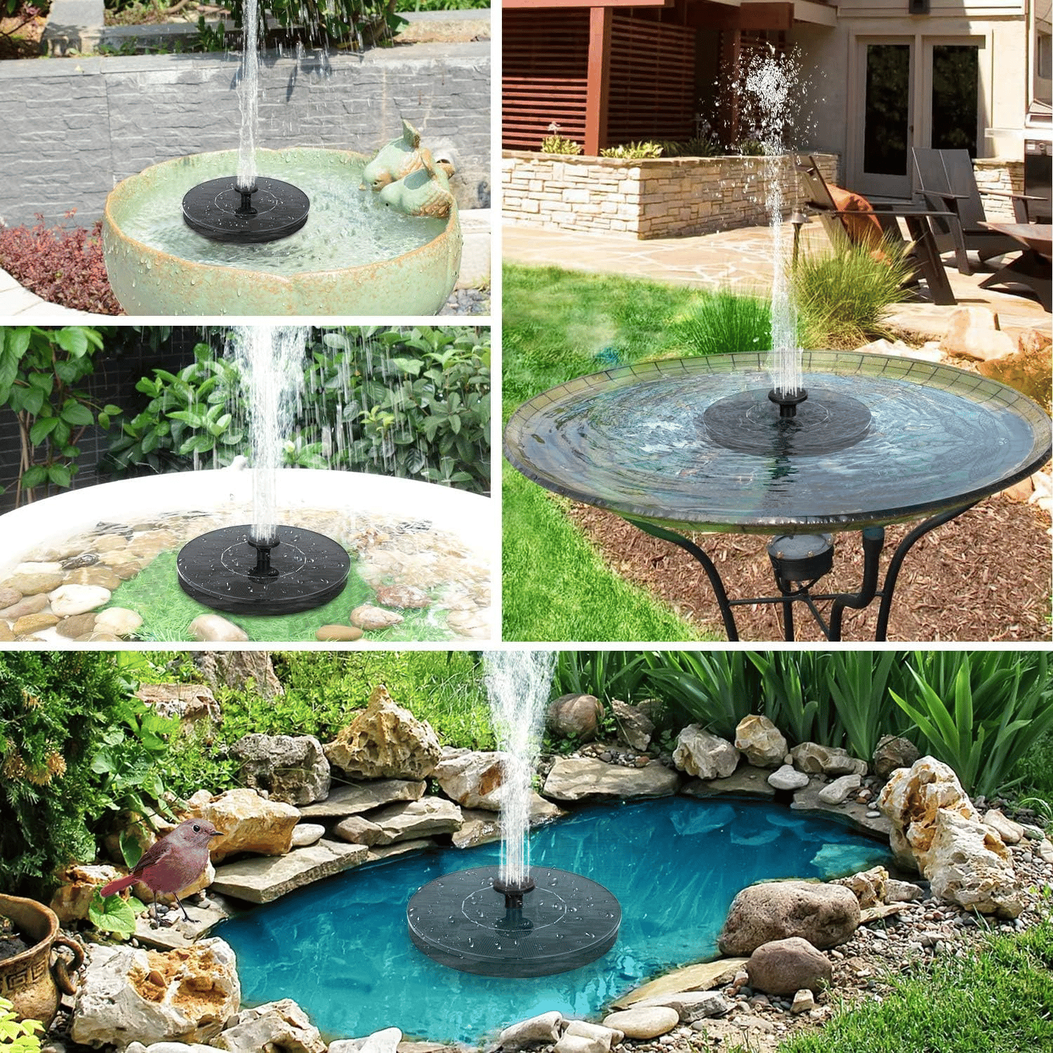 HOT SALE💥Solar Bird Bath Fountain Pump