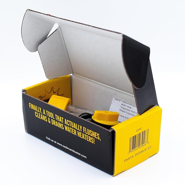 Water Heater Cleaning and Flushing Enhancer – Patented Sediment & Pressure Booster