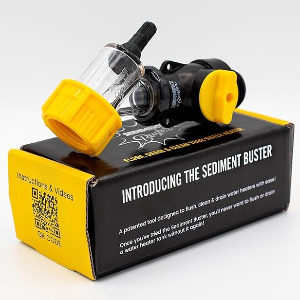 Water Heater Cleaning and Flushing Enhancer – Patented Sediment & Pressure Booster