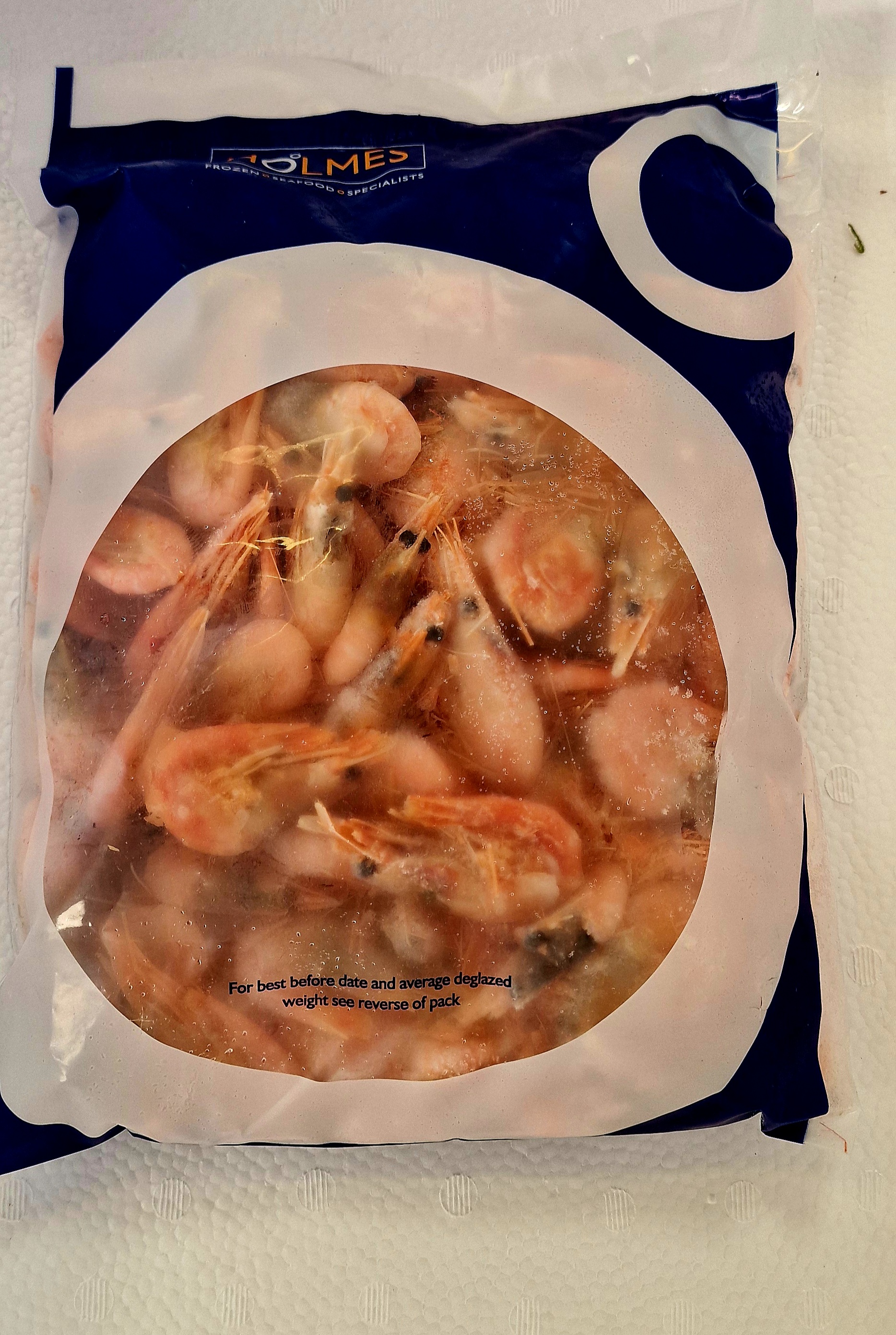 90/120 Shell On Cooked Prawns 1kg