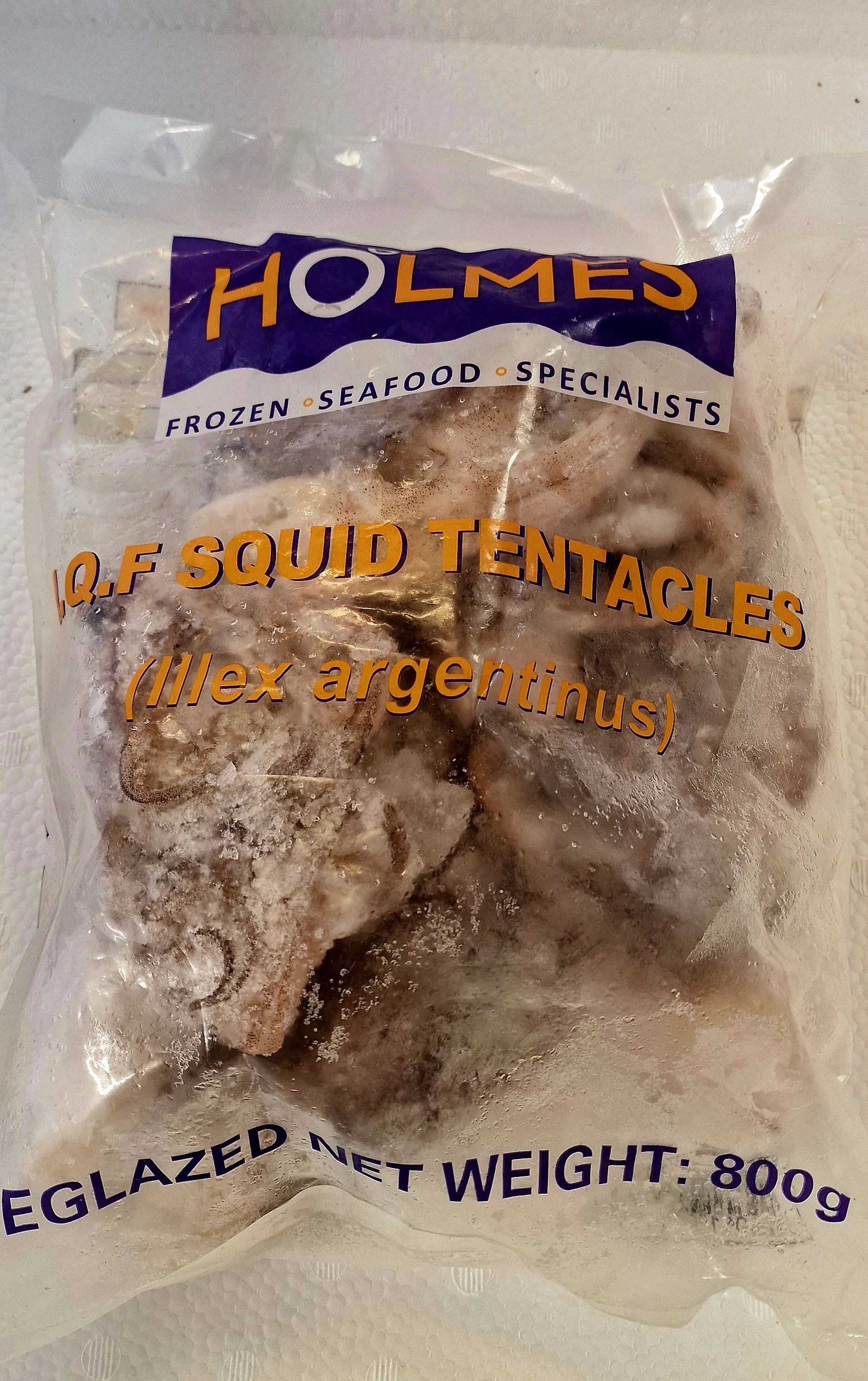 IQF Squid Tentacles 800g