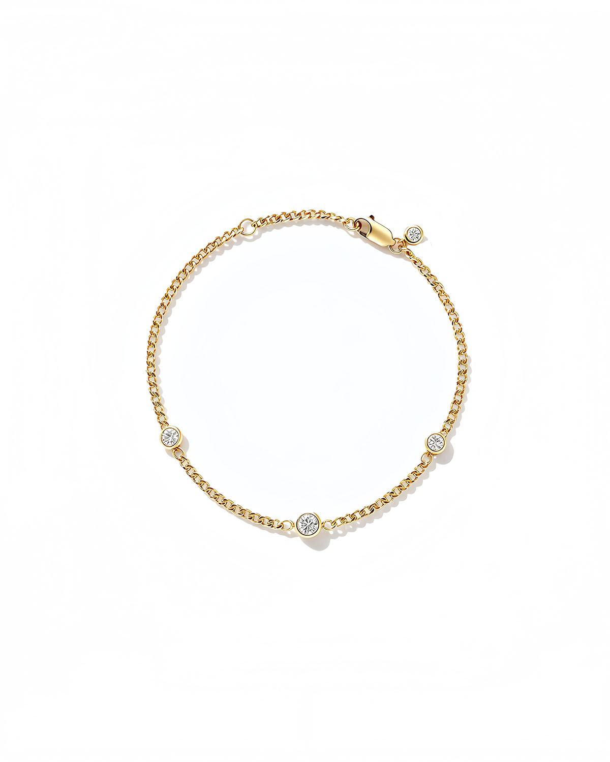 Lumi Bezel Diamond Bracelet