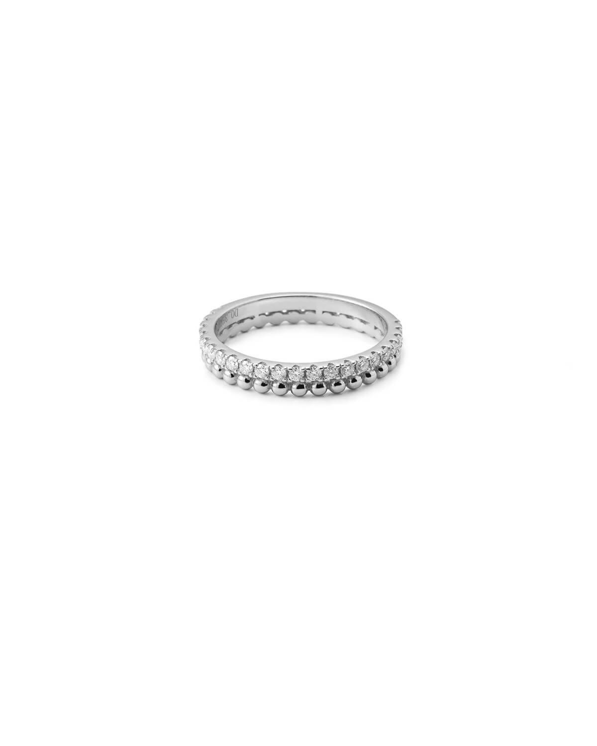 Sienna Beaded Diamond Eternity Ring