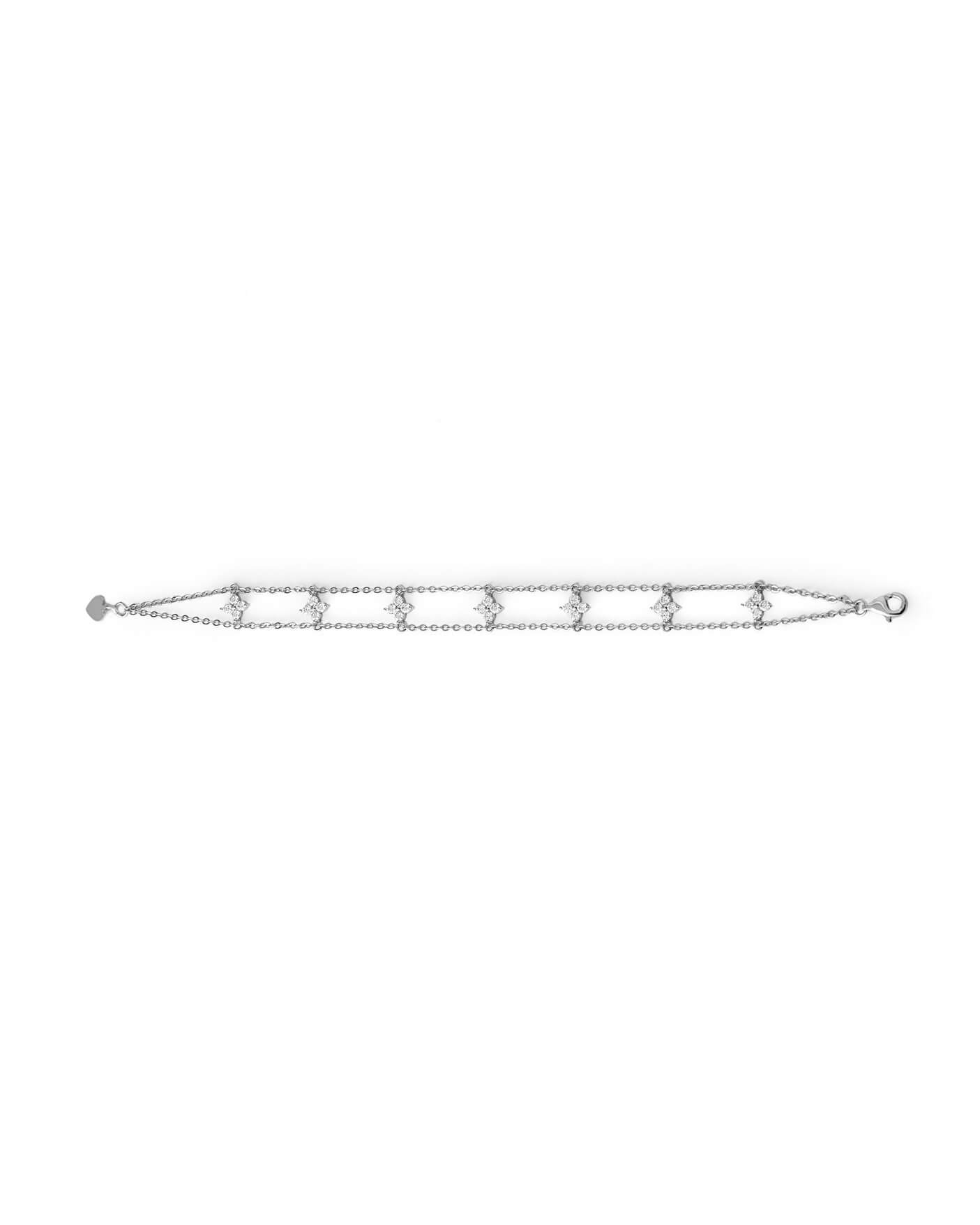 Celeste Diamond Bloom Bracelet