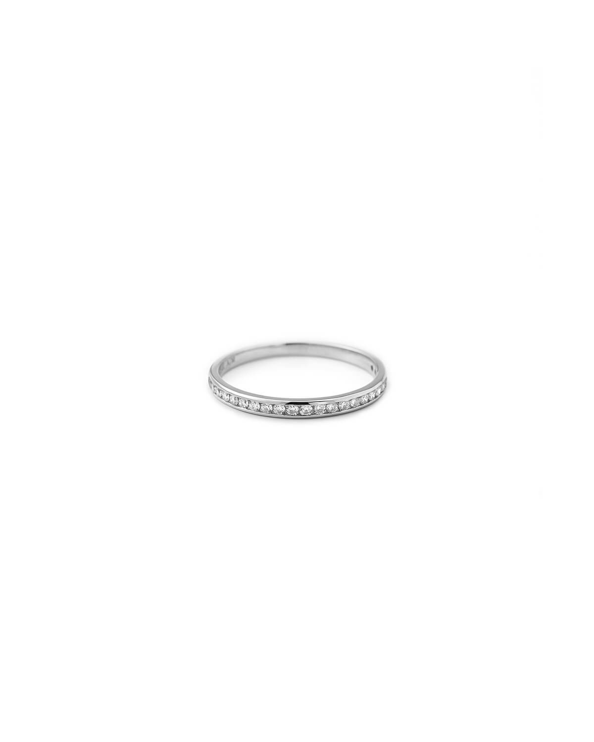 Elara Round Diamond Half Eternity Ring