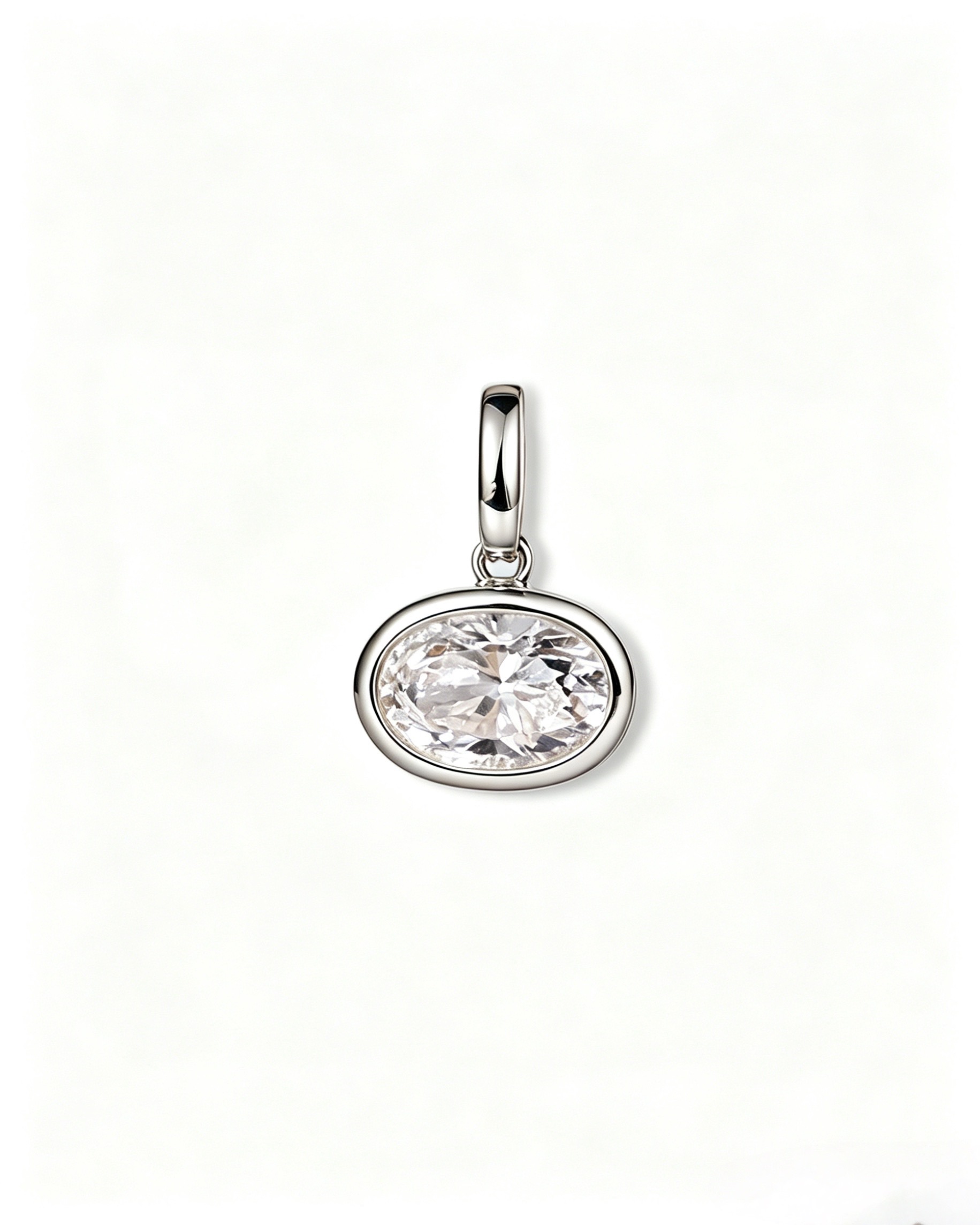 Olea Shine – Bezel Lab Diamond Necklace Pendant