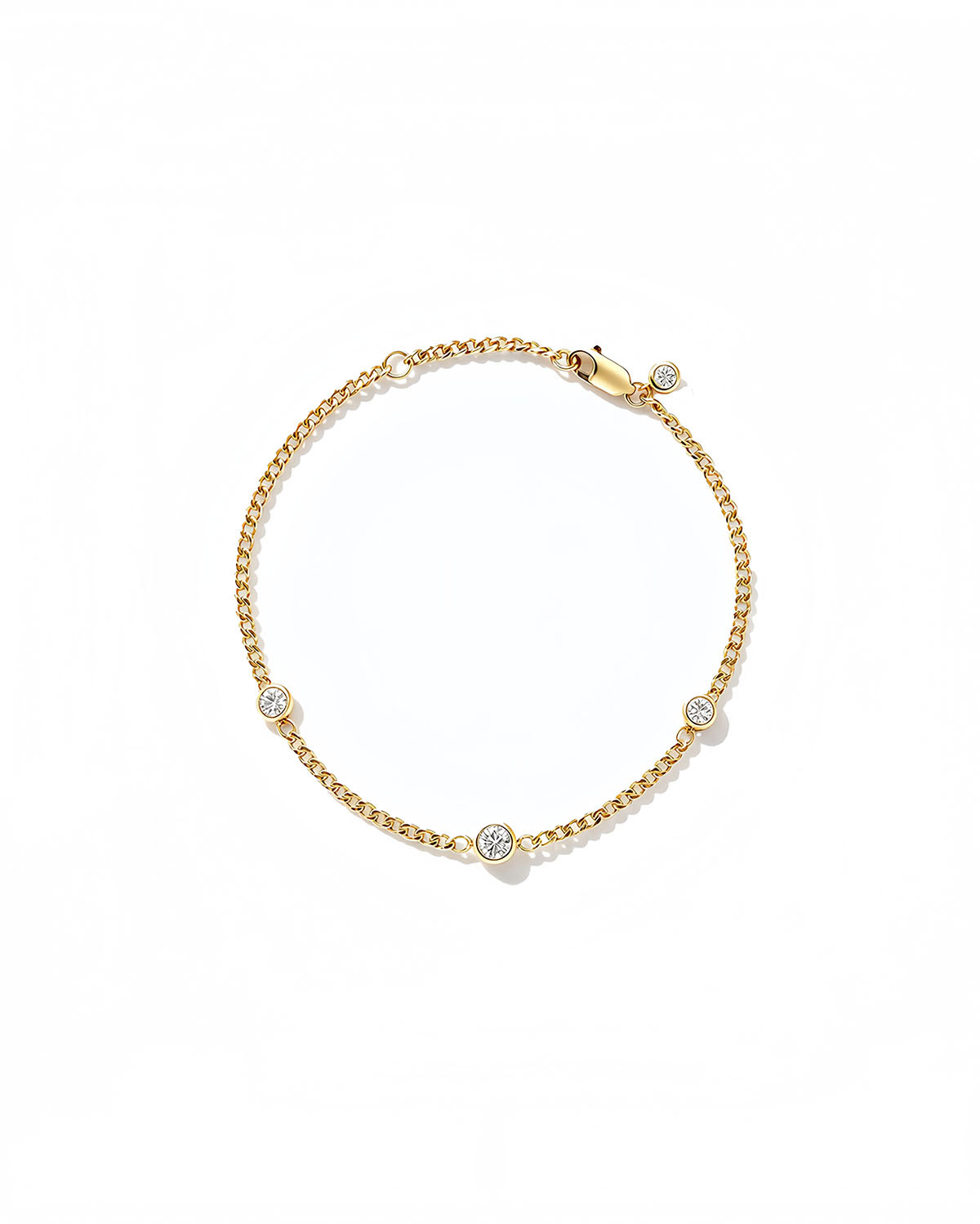 Lumi Bezel Diamond Bracelet