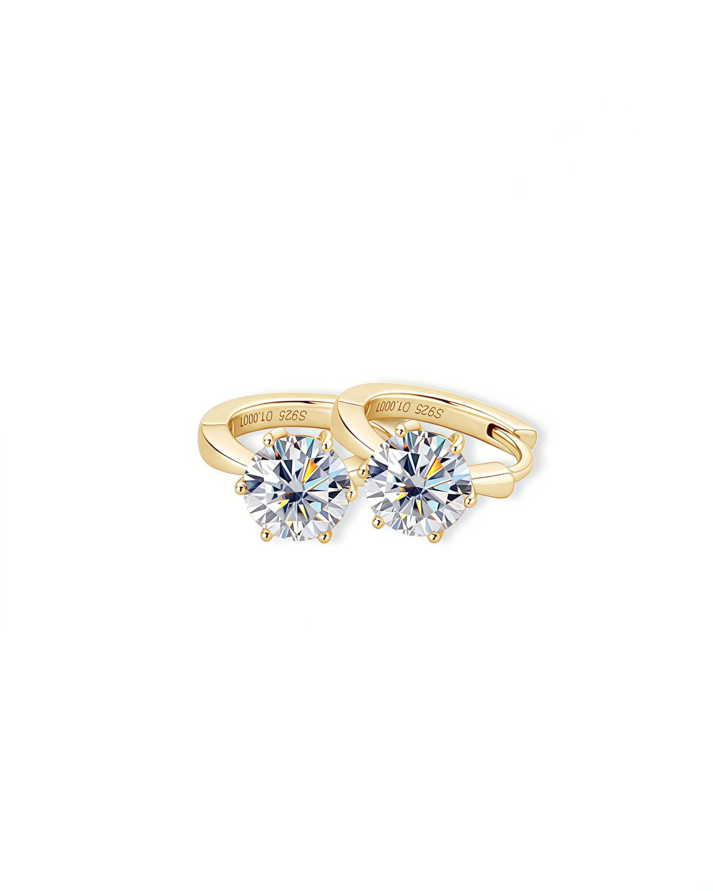 1 Carat Diamond Earrings – Classic Hoop Earrings-Opreshyne